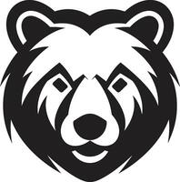 grizzlyglyph precision Björn emblem ursinevista konstnärlig Björn ikon vektor