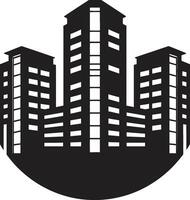 Skylinecraft elegant Gebäude Logo Architectaura dynamisch vektorisiert Gebäude Symbol vektor