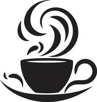 bryggmärke dynamisk kaffe kopp symbol javagraffix precision kaffe kopp ikon vektor