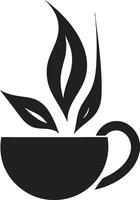 bryggmärke konstnärlig kaffe kopp logotyp javagraffix precision kaffe kopp ikon vektor