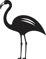 künstlerisch Vogel Eleganz Flamingo Symbol elegant Flug Flamingo Logo im vektor