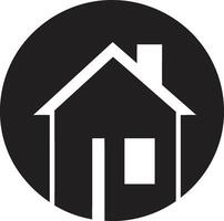 modisch Bungalow Aussicht Logo Symbol künstlerisch Haus Verschmelzung modern Bungalow Logo vektor