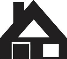 stilvoll Aufenthalt Emblem Bungalow Logo modern Leben Symbol Haus Symbol Design vektor