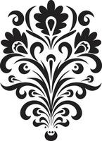 Jahrgang Eleganz Element anmutig Detaillierung schwarz dekorativ vektor