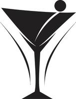 raffinerad infusion svart cocktail symbolisk identitet konstnärlig blanda svart dryck ic symbolism vektor