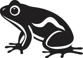 Abonnieren dynamisch Frosch Emblem Amphibien Frosch Symbol vektor