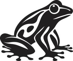 Amphibien Frosch Symbol Abonnieren Frosch ic vektor