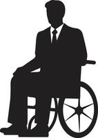 Handy, Mobiltelefon Ermächtigung deaktiviert Person im Rollstuhl gepflastert Wege inklusive Rollstuhl vektor