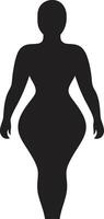 svelte lösningar emblem förespråkar svart ic mänsklig figur friska horisont 90 ord för fetma förebyggande vektor