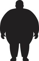 balancieren Handlung Anzeigen 90 Wörter von Mensch Fettleibigkeit Lösungen trimmen Triumph schwarz zum Mensch Fettleibigkeit Wellness im 90 Wörter vektor