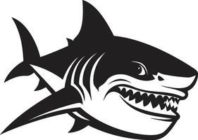 ozeanisch Apex schwarz zum furchterregend Hai im schnell Meer souverän schwarz Hai vektor
