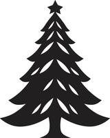 funkeln Beleuchtung Extravaganz s zum Weihnachten Bäume gefrostet Wald Fantasie Weihnachten Baum Sammlung vektor