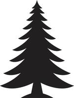 elegant immergrün Eleganz Weihnachten Baum s Winter Wunderland launisch festlich Weihnachten Baum Elemente vektor