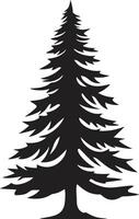 wirbelnd Wipfel Sterne Elemente zum dynamisch Bäume Stechpalme Beere Oase Weihnachten Baum Sammlung vektor