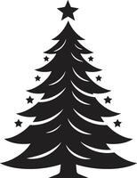 Polar- ausdrücken Kiefern Elemente zum wunderlich Weihnachten Bäume Stechpalme Beere Glückseligkeit Weihnachten Baum Sammlung im rot und Grün vektor