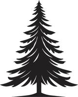 schneebedeckt Wunderland s zum eisig Weihnachten Baum s wunderlich Elf Hut Bäume Elemente zum spielerisch Urlaub Dekor vektor
