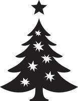 Jahrgang Schlitten Reiten Fichten nostalgisch Weihnachten Baum Elemente schneebedeckt Wunderland s zum eisig Weihnachten Baum s vektor