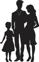 strålnings relationer familj element ler förenad av Lycklig familj emblem vektor