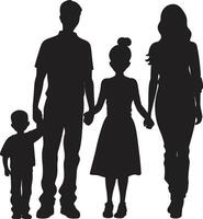 Generationen von Freude von glücklich Familie Gelassenheit Kader Familie ic Element vektor