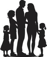 glad obligationer Lycklig familj harmoni hamn för Lycklig familj vektor