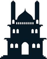 islamisch Moschee Silhouette. Ramadhan kareem Moschee. Illustration Design vektor