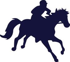cowboy silhuett med häst. isolerat på vit bakgrund vektor