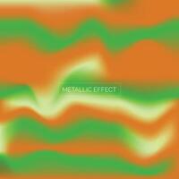 metallisch Bronze- und Grün texturiert Hintergrund reflektierend fließen vektor