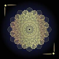 kreativ Luxus Zier Mandala Muster Zeichnung Kunst Design vektor