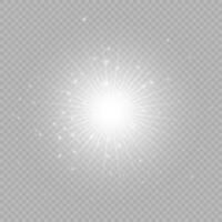 Lichteffekt von Lens Flares vektor