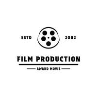 Produktion Film Logo Design Konzept Idee vektor