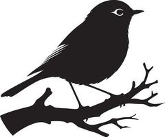 liebend Vögel auf das Ast von ein Baum Clip Art Silhouette im schwarz Farbe. Taube Illustration Vorlage zum tätowieren oder Laser- Schneiden vektor