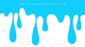 Wasser Tropfen Hintergrund. wellig Hintergrund. Blau Wasser Form. wellig Wasser Hintergrund. vektor