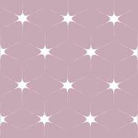 Licht lila Hintergrund Illustration mit ein nahtlos Weiß Star Muster. vektor