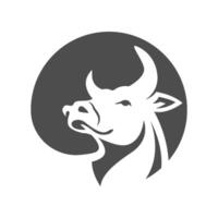 Stier-Symbol-Logo-Design vektor