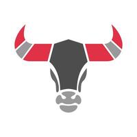 Stier-Symbol-Logo-Design vektor