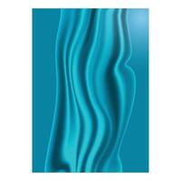 Stoff abstrakt Blau Gradient Welle Hintergrund Design vektor