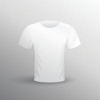 T-Shirt Attrappe, Lehrmodell, Simulation auf grau Hintergrund vektor
