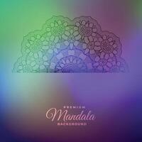 abstrakt Mandala Muster dekorativ Hintergrund vektor
