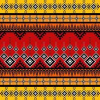 Illustration von einheimisch amerikanisch nahtlos Muster Ornament, abstrakt geometrisch, ethnisch Ornament vektor