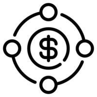 Währung Verknüpfung Symbol zum Netz, Anwendung, Infografik, usw vektor