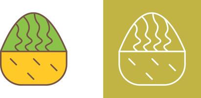 grädde muffin ikon design vektor