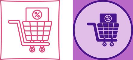 Einkaufen MwSt Symbol Design vektor