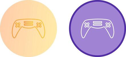 einzigartig Spielen Konsole Symbol Design vektor
