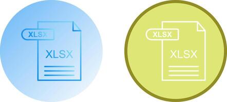 XLSX Symbol Design vektor