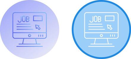 online Job Symbol Design vektor