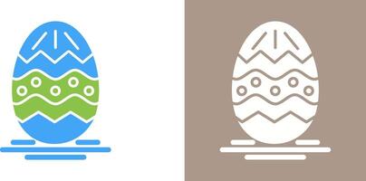 Ostern Ei Symbol Design vektor