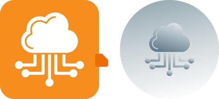 Cloud-Computing-Icon-Design vektor