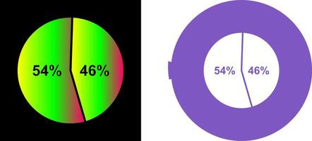 Kandidat Statistiken Symbol Design vektor