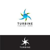 Turbinen-Logo-Vorlagen-Design-Vektor vektor