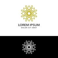 Lotus-Logo-Vorlagen-Design-Vektor vektor